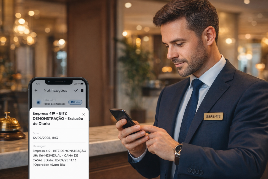 Aplicativo Bitz Hotel Manager